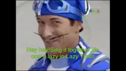 No One`s Lazy In Lazy Town Instrumental Karaoke