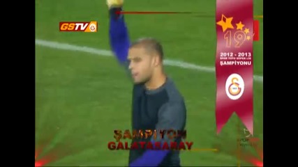 Шампион Галатасарай Şampiyon Galatasaray!