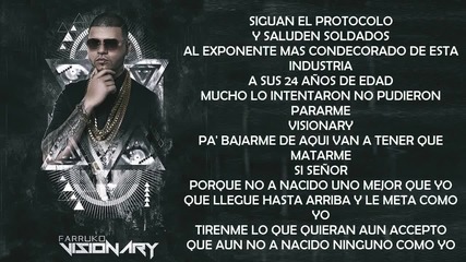 Visionary - Farruko (letra) (video Liryc) (visionary) 2015