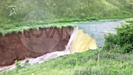 Евакуация в село Бързина заради опасност от преливане на язовир