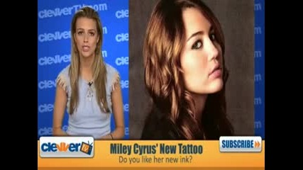 Miley Cyrus New Tattoo