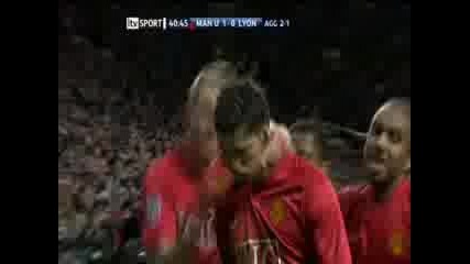 Ronaldo 1:0 - Man Utd Vs Lyon