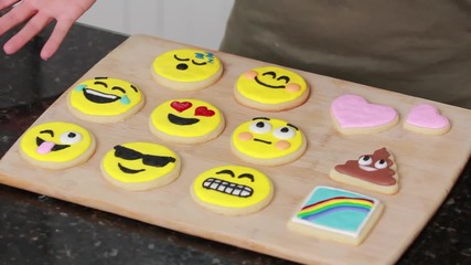 Как да си направим Бисквити - Емотикони - How To Make Emoji Cookies - Nerdy Nummies