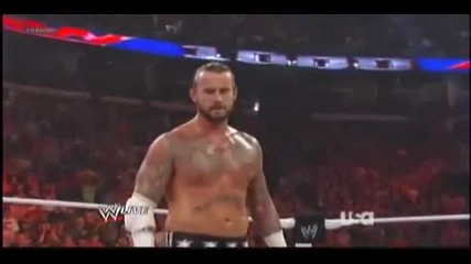 Wwe Raw 7 23 12 1000 Episode. Cm Punk Gts to The Rock