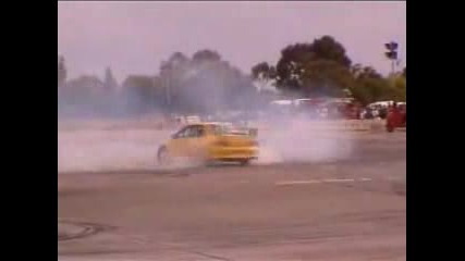 Mistubishi Evo 8 4wd Burnout