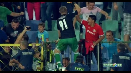 Реакцията на коментатора след победата на Лудогорец над Стяуа | Шампионска лига