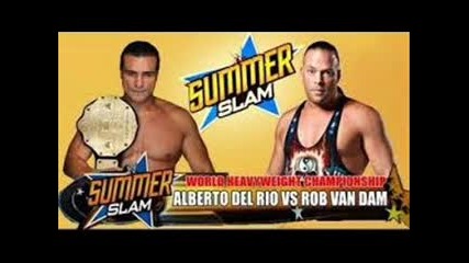 Wwe Summerslam 2013 Match Card
