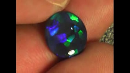 Blue Green Black Opal Top Gem 4.45ct