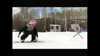 Kjersti Buaas Builds A Snowboard Minipark