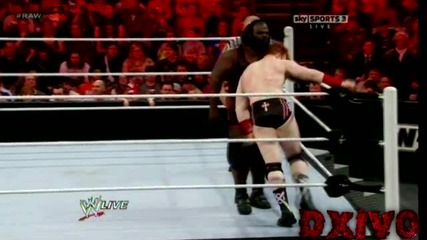 [ H D ] Raw 02/20/2012 : Sheamus Vs. Mark Henry