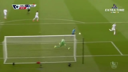 Суонзи 2:0 Стоук Сити 02.05.2015