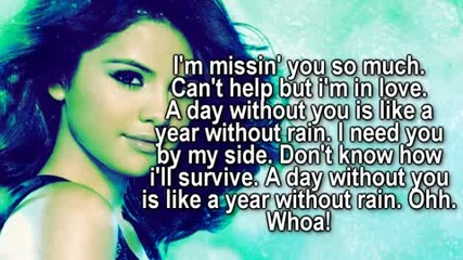 Selena Gomez - Year Without Rain (lyrics)