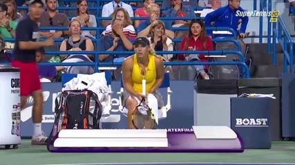 Caroline Wozniacki vs Caroline Garcia 14 New Haven Cup 2015 Set-2