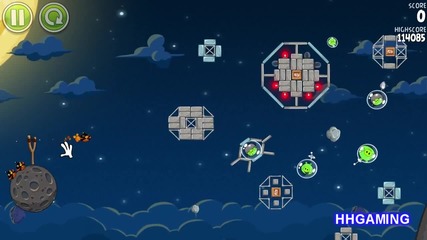 Да играем : Angry Birds Space 1- 17 3 звезди