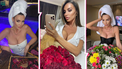 Диамант на ръката и стотици рози за Моника Валериева! Задава ли се нова звездна сватба?