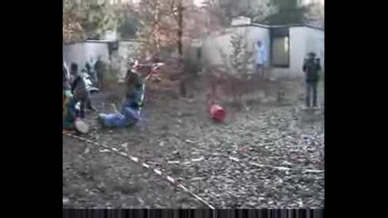 Falling people really funny
