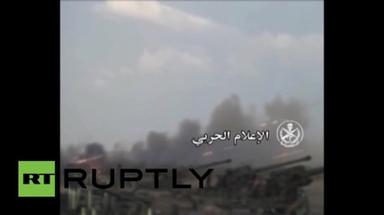 Syria: Syrian military release Hamah military operation footage