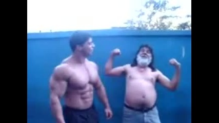 Пияница срещу Културист!