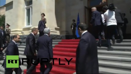 Armenia: European Commission President Donald Tusk meets Armenian leaders