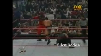 Wwe The Rock vs Undertaker vs Kane
