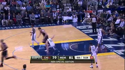 Мемфис Гризлис 102:86 Чикаго Булс (16-01-2012 г.)