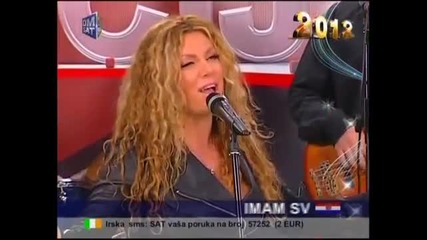 Indira Radic - Samo Nocas Da Si Tu (unplugged) - emisija 'promocija' Dm Tv, 12.01.2012. ---- Officia