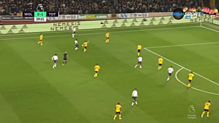 Уулвърхемптън - Тотнъм 0:2 /първо полувреме/