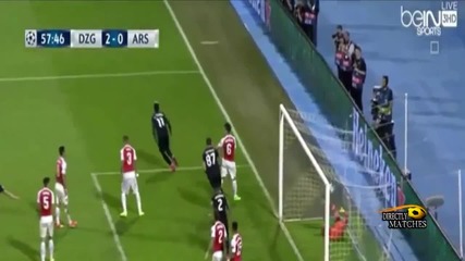 Динамо Загреб 2-1 Арсенал (шампионската лига 2015)