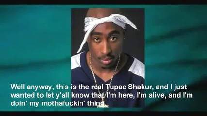 Tupac Says He's Alive And Responds To The Coachella Performance!!