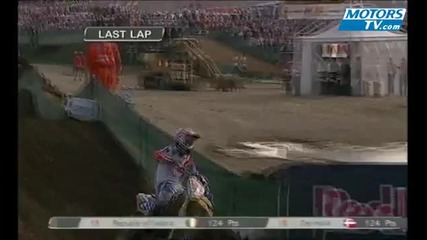 Arrivee course 3 Motocross des Nations 2009 Italie 