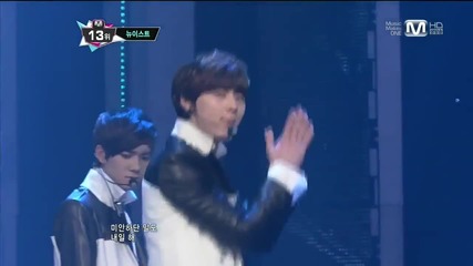 (hd) Nu'est - Hello ~ M Countdown (28.02.2013)