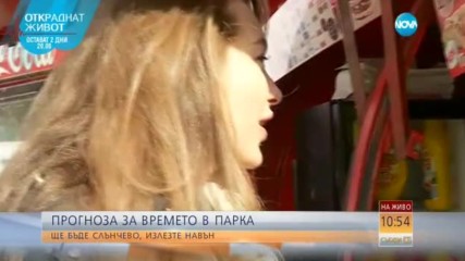 Прогноза за времето в парка