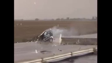 Smart & Opel corsa crash test