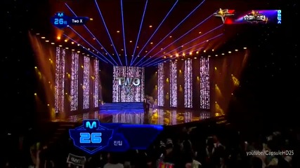 (hd) Two X - Double up (debut stage) ~ M Countdown (23.08.2012)
