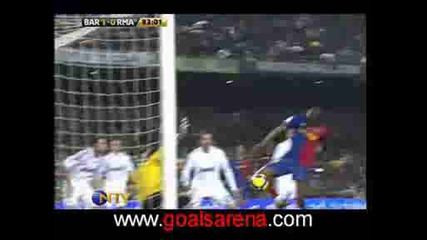 13.12.2008 Barcelona 2 - 0 Real Madrid : Гол на Самюъл Етоо 13.12.2008