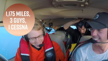 When 3 guys fly 1,175 miles in a Cessna