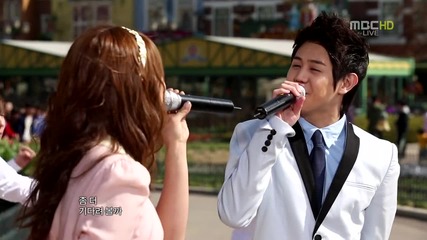 Yoseob & Eunji - Love Day ( 07-04-2012 M B C Music Core )
