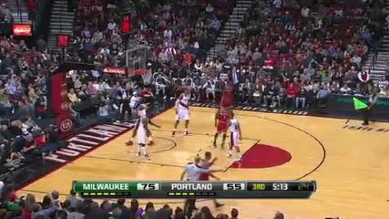 Milwaukee Bucks Vs Portland Trail Blazers _ January 19, 2013 _ Highlights _ 01_19_2013 _ Nba 2012_13