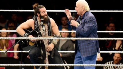 Ric Flair walks with Elias at WWE Starrcade: WWE Starrcade 2018 (WWE Network Exclusive)