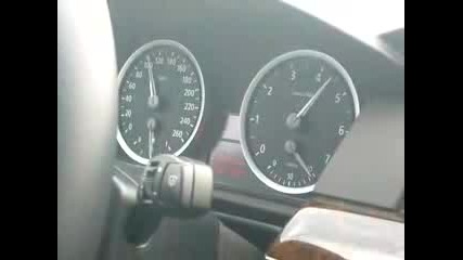 BMW E60 550i Ускорение 80 - 155 Км/ч Кикдаун