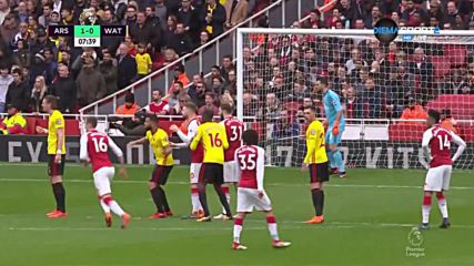 Арсенал - Уотфорд 1:0 /първо полувреме/