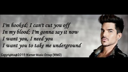 Adam Lambert - Underground - (official Audio) + Lyrics