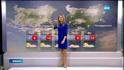 Прогноза за времето (19.02.2015 - централна)