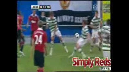 Man Utd 3 - 1 Celtic Highlights 