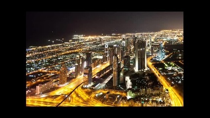 Поглед в нощни снимки от Бурж Дубай 