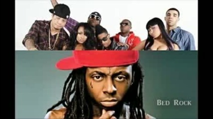 Lil’ Wayne Feat. Gudda Gudda,  Nicki Minaj,  Drake,  Tyga,  Jae Millz & Lloyd - Bed Rock