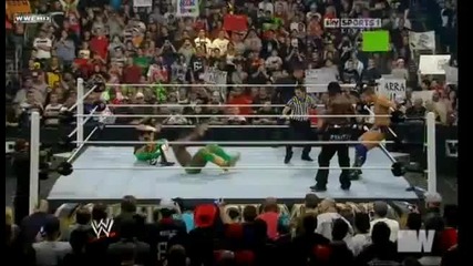R - Truth & The Miz vs Kofi Kingston & Evan Bourne ( Air Boom ) | Night Of Champions 2011