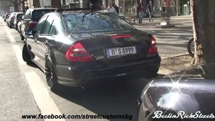 Така се тръгва с Mercedes E55 Amg в Берлин! Hd