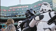 Chewbacca Throws First Pitch At Red Sox Game