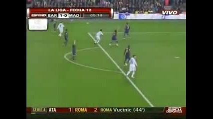 Ексклузивно*мачът Барселона срещу Реал Мадрид (1 - 0) (интересните моменти от мача) 